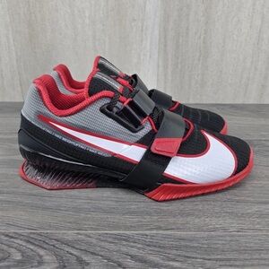 Nike Romaleos 4 Black University Red Weightlifting Shoes Mens Sizes NEW